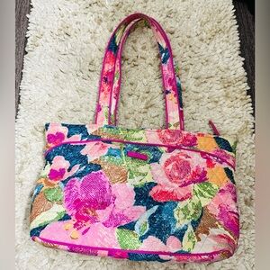 Vera Bradley Women Medium Shoulder Hand Bag Spring Summer Bright Colors Purse